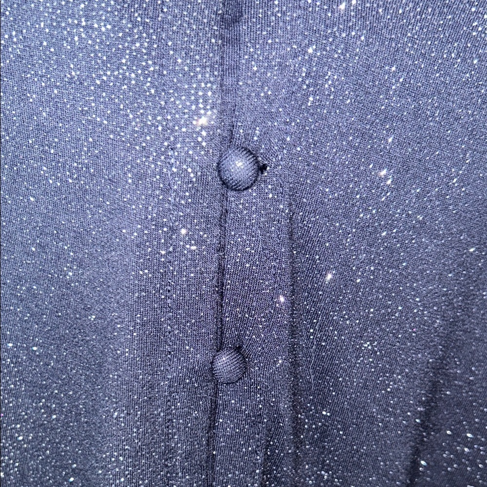 Chaser Women's Sparkling Navy Bodysuit Top Size Small - Picture 6 of 11